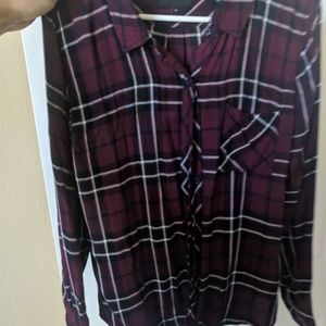 Rails button down plaid flannel shirt sz Medium